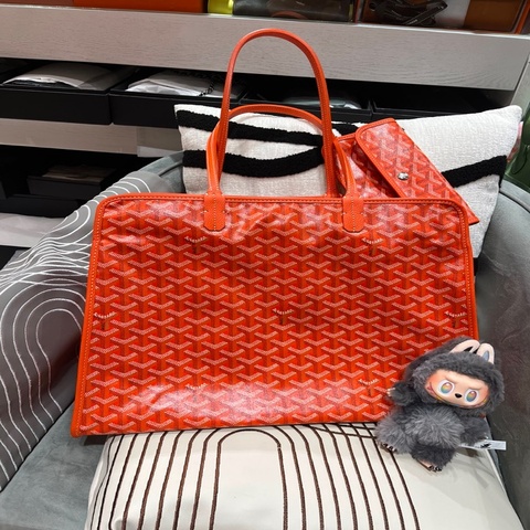 Goyard Hardy pm Tote Bag Orange