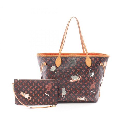 路易威登 Neverfull MM Catogram 手提單肩包 M44441 Monogram 帆布 LV