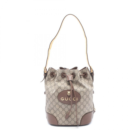 GUCCI GG Supreme Sherry Line 單肩包/雙肩包 473875 帆布 二手