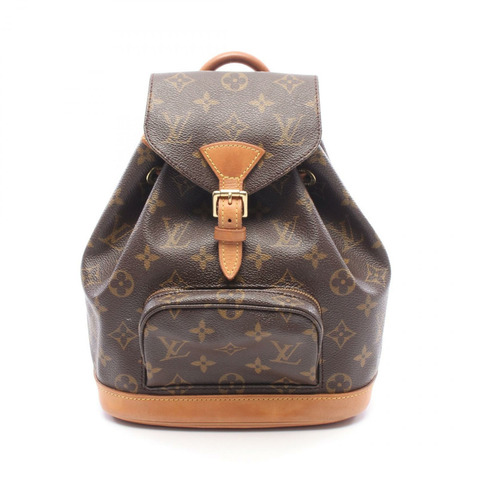 路易威登 Mini Montsouris 雙肩包 M51137 Monogram 棕色皮革