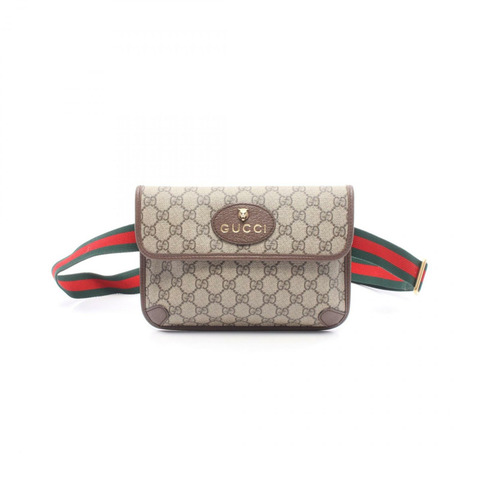 GUCCI GG Supreme Neo Vintage Sherry Line 腰包 493930 帆布 二手