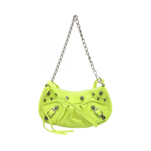 BALENCIAGA LE CAGOLE MINI BB 鏈條肩背斜背包 695814 皮革