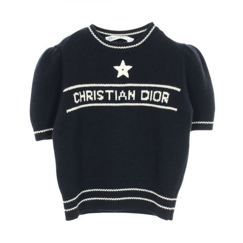 Christian Dior logo 短袖針織衫 #36 毛衣 224S09AM308 羊毛羊絨