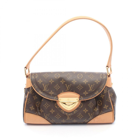 路易威登 Beverly MM 單肩手提包 M40121 Monogram 帆布皮革二手 LV
