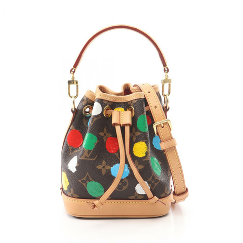 路易威登 LV YK Nano Noe Yayoi Kusama 斜背包 M81863 帆布二手