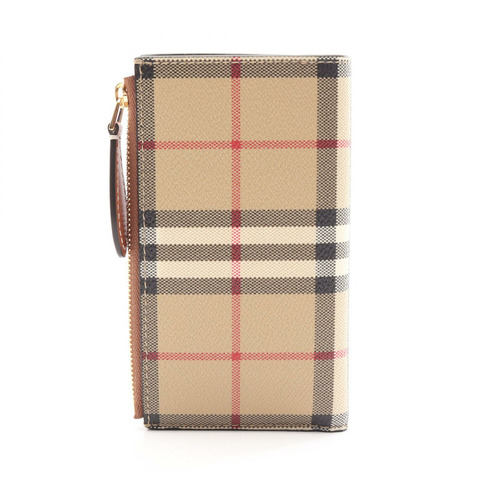 BURBERRY 雙折皮夾 81098089534 皮革 PVC 米色 多色 新款 女士