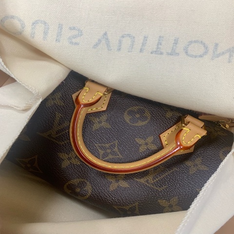 LV Louis Vuitton 法國製Nano speedy 2022年購入