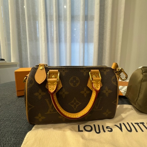 LV Louis Vuitton 法國製Nano speedy 2022年購入