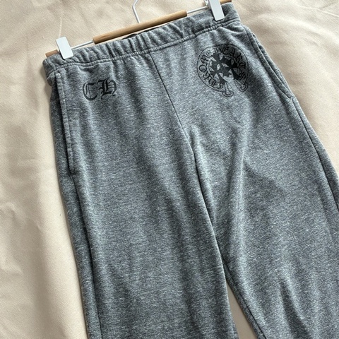 Chrome hearts 灰色棉質長褲
