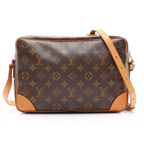 LOUIS VUITTON LV 路易威登 Trocadero 30 肩背包 棕色 原花帆布 牛皮 M51272