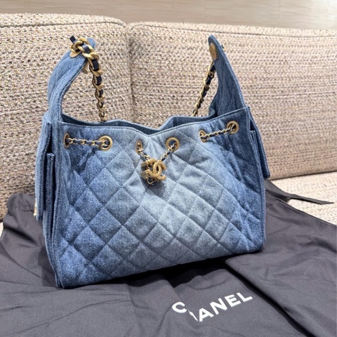CHANEL 25 hobo 25bag 小號 牛仔 漸變 香奈兒