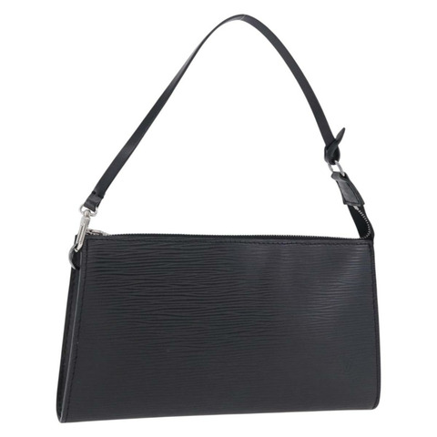 路易威登 Epi Pochette Accessoires 手拿包 黑色 M52982 LV Auth 196312V