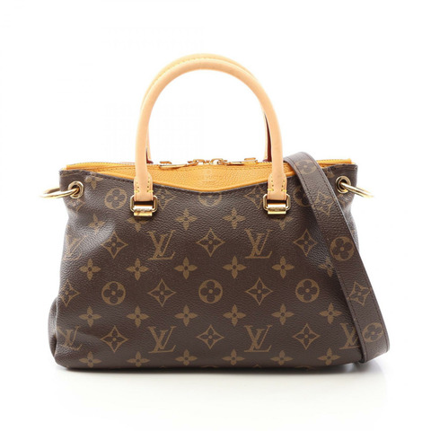 路易威登 Pallas BB Monogram 斜背包 M41242 Monogram Safran 二手