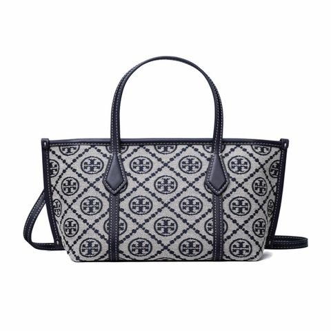 Tory Burch 女士 T Monogram 迷你 Perry 手提包均碼碼18.2cm*9.5cm*14cm