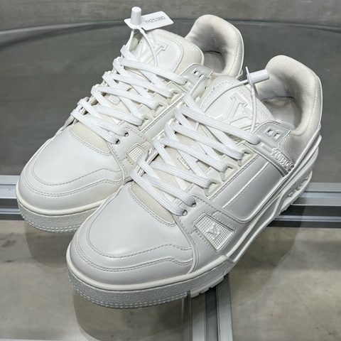 路易威登/Louis Vuitton LV Trainer 純白 尺碼/35.5碼
