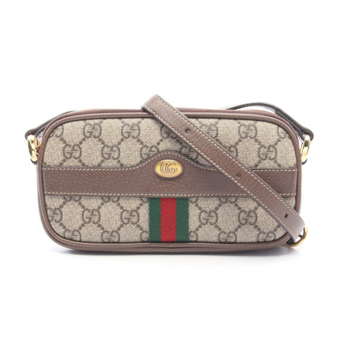 GUCCI Ophidia GG Supreme Sherry Line 單肩斜背包 598664 帆布 二手