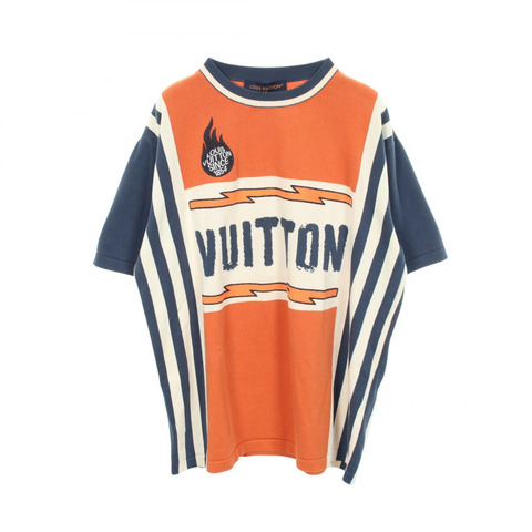 路易威登 (LOUIS VUITTON) 標誌短袖針織衫 RM241M DFV HQN21W 棉 二手 XL 碼