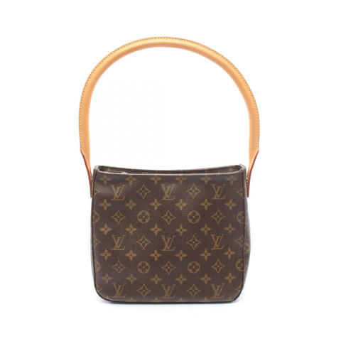 路易威登 Looping MM 單肩手提包 M51146 Monogram 帆布皮革二手 LV