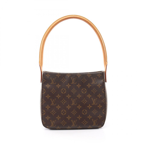 路易威登 Looping MM 單肩手提包 M51146 Monogram 帆布皮革二手 LV