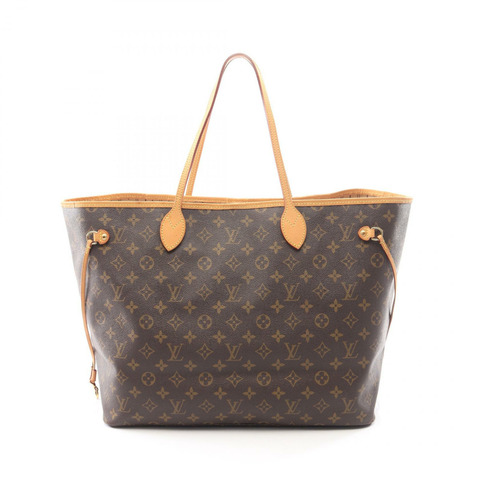 路易威登 Neverfull GM 手提單肩包 M40157 Monogram 皮革 棕色 二手