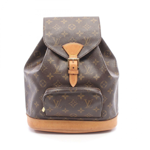 路易威登 Montsouris MM 雙肩包 M51136 Monogram 棕色皮革