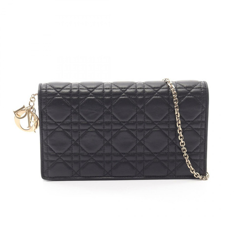 Christian Dior Lady Dior Cannage鏈條斜背包（二手）