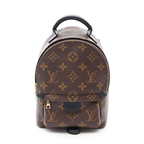 路易威登 Palm Springs 迷你雙肩包 M44873 Monogram 棕色皮革