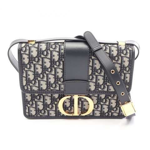 Christian Dior 30 MONTAIGNE Oblique 斜背肩包 M9203UMOS 帆布海軍藍
