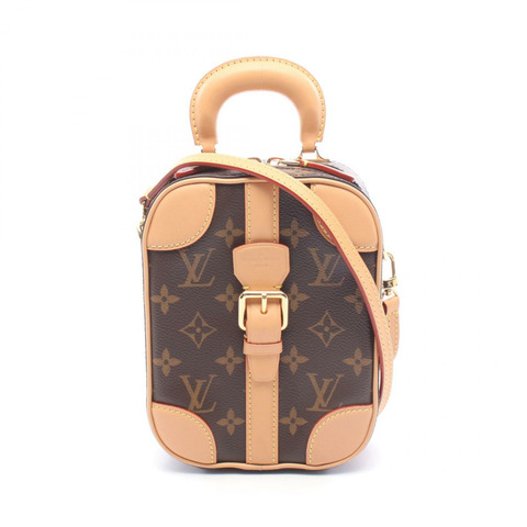 路易威登 Valisette 垂直斜背包手提包 M68623 Monogram 帆布 二手