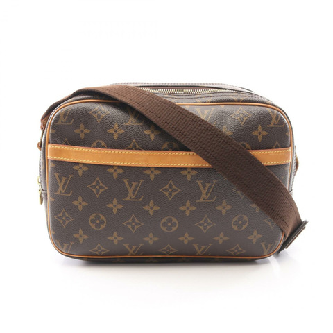 路易威登 Reporter PM 肩斜背包 M45254 Monogram 棕色皮革
