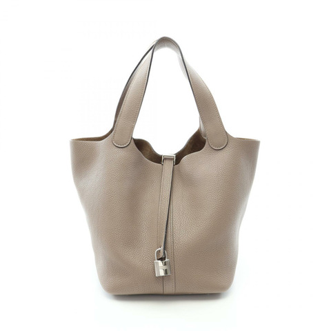 HERMES Picotin Lock 中型托特包 手提包 D Taurillon Clemence Gristourtiere 二手 SHW