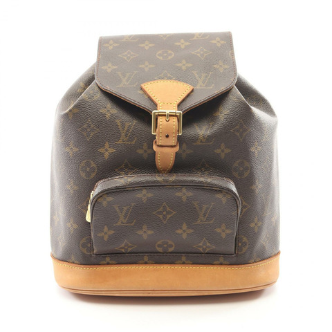 路易威登 Montsouris MM 雙肩包 M51136 Monogram 棕色皮革