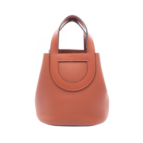 愛馬仕 (HERMES) in the loop 18 手袋 W Taurillon Clemence Swift Brique 二手金色五金