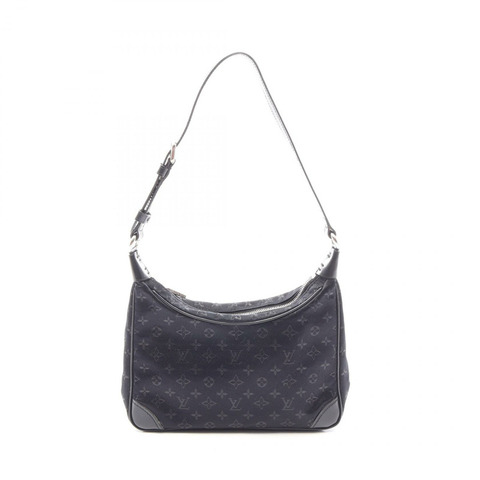 路易威登 Little Boulogne 單肩手提包 M92142 Monogram 緞面皮革 BK