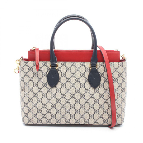 GUCCI GG Supreme 肩挎包 409534 PVC塗層帆布 二手