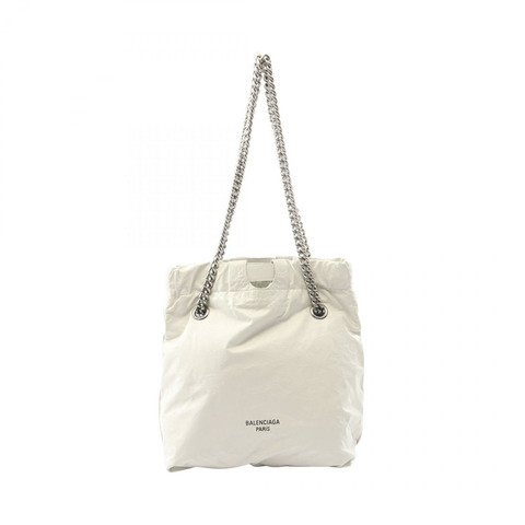 BALENCIAGA Crush 小號鏈條單肩托特包 742942 皮革 二手