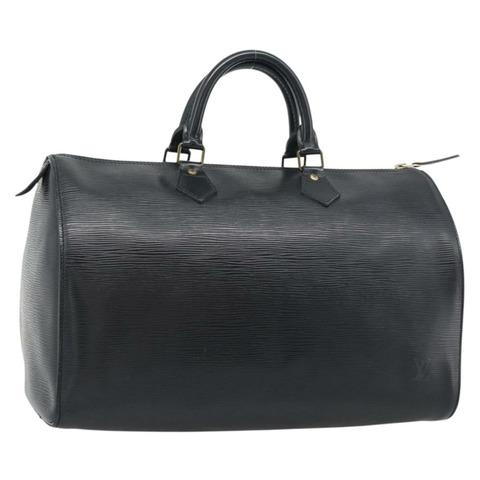 路易威登 Epi Speedy 35 手提包 Noir 黑色 M42992 LV 正品 192223