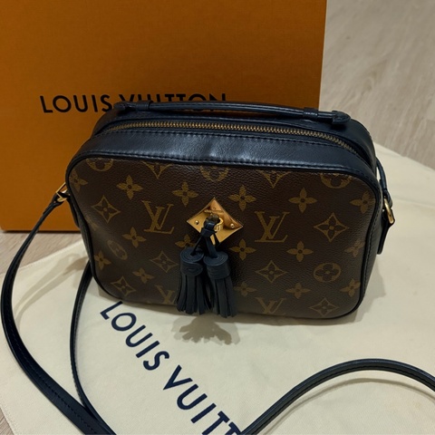 Louis Vuitton LV M43555 老花拼色流蘇 monogram 相機包 9新