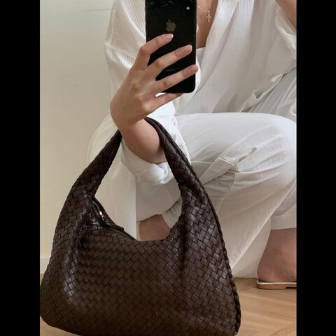 BV Bottega Veneta 經典手工編織 hobo包 Hobo 餃子包 肩背包 手提包