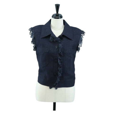 香奈兒 (CHANEL) 最佳牛仔海軍藍 CC Auth 191380SAM