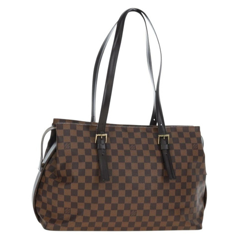 路易威登 Damier Ebene 切爾西手提包 N51119 LV 正品 am12069V