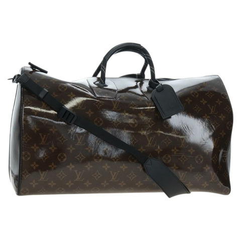 路易威登 Monogram Glaze Keepall Bandouliere 50 旅行包 M43899 LV Auth 191644SM