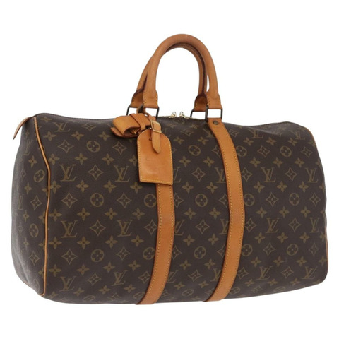 路易威登 Monogram Keepall 45 波士頓包 M41428 LV Auth 196094A