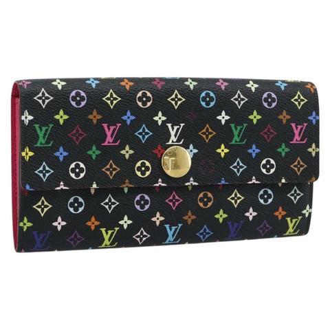 路易威登 Monogram Multicolor 手提包 Sarah 黑色 M60668 正品 BA14625V
