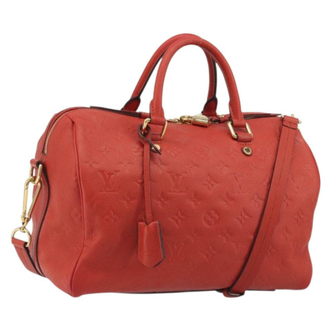 路易威登 Empreinte Speedy Bandouliere 30 橙色 Orian M40756 正品 bs36663V