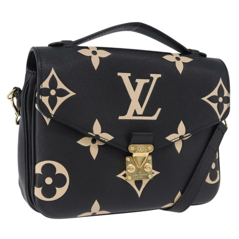 路易威登 Monogram Empreinte Pochette Metis 中型黑 M45773 LV 正品 ka5497SAV