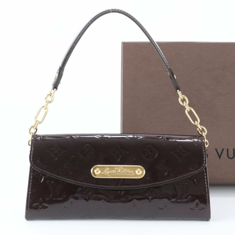 路易威登 Monogram Vernis Sunset Boulevard Amarante M93542 女士真皮單肩包
