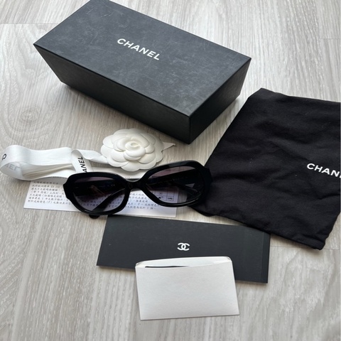 CHANEL 香奈兒 經典時尚大框太陽眼鏡 / 墨鏡 95新 甜🉐