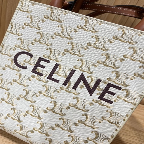 CELINE TRIOMPHE CABAS小號手袋（米白色凱旋門） 近全新
