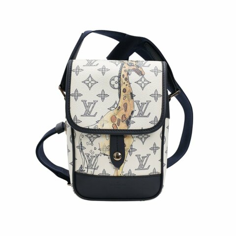 不議價 【全新 未使用品】  LOUIS VUITTON  X The Chapman Brothers 長頸鹿郵差包